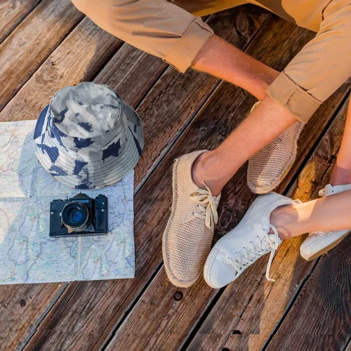 Vista 5 de Bucket Hats for Men Women - Summer Travel Beach Outdoor Sun Hat