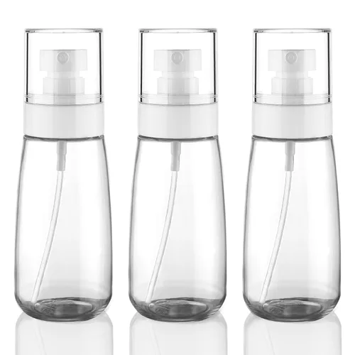 Vista 8 de Cosywell Botella de spray de viaje aprobada por la TSA de 2oz 60ml, paquete de 3, a prueba de fugas, nebulización fina, botella de spray de plástico