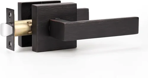 Vista 134 de KNOBWELL - Juego de cerradura con 1 picaporte resistente para puertas de una cara, ideal para puertas interiores reversibles, 0.93 libras