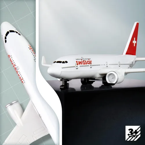 Vista 4 de Modelo aviones modelo suizo modelo avión avión modelo avión modelo para colección y regalos