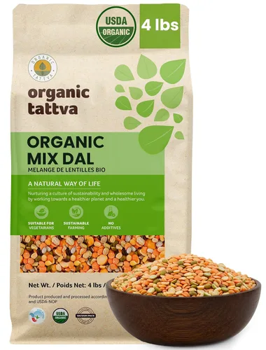 Vista 7 de Organic Chana Dal 2 libras, USDA orgánico – Orgánico tattva