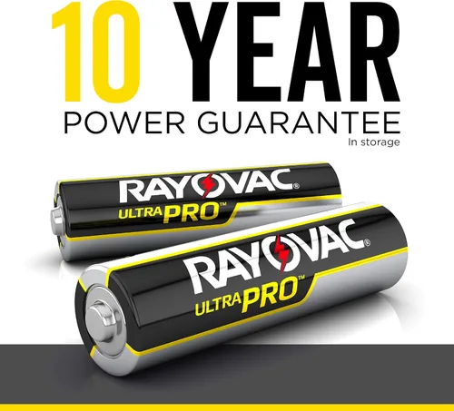 Vista 4 de Rayovac AA Batteries, Ultra Pro Double A Batería alcalina, 8