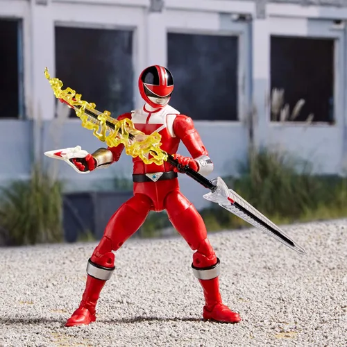 Vista 7 de Power Rangers Lightning Collection Time Force Red Ranger - Figura de acción coleccionable de 6 pulgadas con accesorios