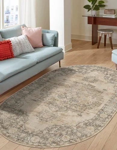 Vista 22 de Unique Loom Portland Collection - Alfombra Canby (2 pies 2 pulgadas x 3 pies 1 pulgada, rectangular, gris/azul)