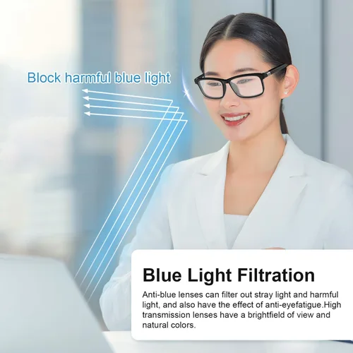 Vista 7 de GenXenon Lentes inteligentes para hombres y mujeres, lentes Bluetooth con bloqueo de luz azul con patillas extraíbles, diseño de orejas abiertas