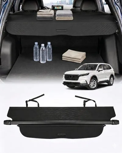 Vista 33 de Powerty - Cubierta de carga para Toyota RAV4 2013-2018, accesorios de cuero