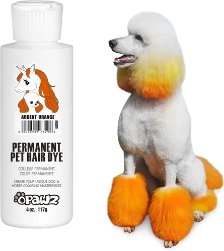 Vista 16 de OPAWZ Tinte permanente para el pelo de los perros, tinte para el pelo de las mascotas utilizado de forma segura por salones de aseo durante una