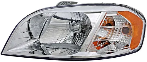 Vista 8 de Para Chevrolet Chevy Aveo Faros Lámparas Set 2007 2008 2009 2010 2011 2012 Halógeno lado del conductor y pasajero