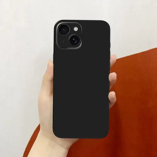 Vista 4 de Película protectora negra compatible con iPhone (para 15 Plus)