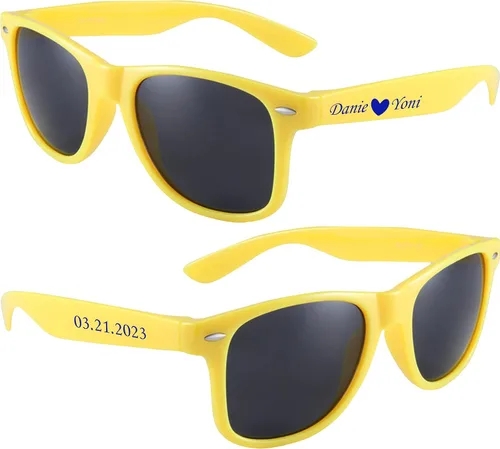 Vista 8 de Gafas de sol de boda personalizadas, gafas de sol personalizadas para invitados, cumpleaños y despedida de soltero