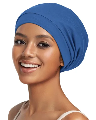 Vista 161 de Alnorm - Gorro con forro de satén y suave banda elástica para hombres y mujeres, talla única Se ajusta a la mayoría
