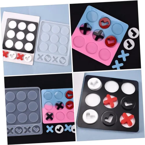 Vista 9 de Game Night Essential: molde manual de silicona blanco seguro para niños y niñas