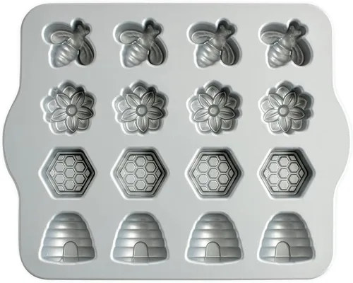 Vista 4 de Nordic Ware Busy Bee Bitelet, capacidad de 1.75 tazas, tofe