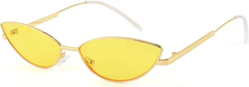 Vista 2 de FEISEDY Gafas de sol de diseñador de moda Retro pequeños pétalos forma arco templo diseño B2298