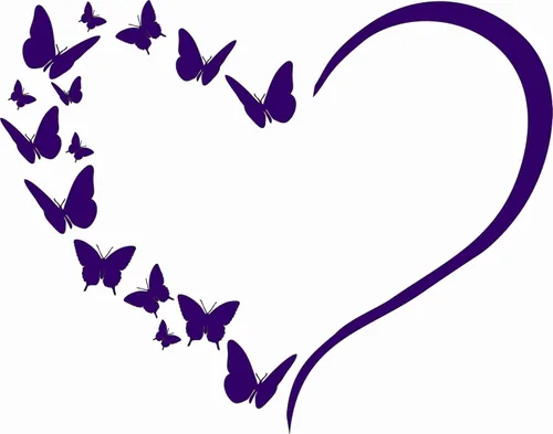 Vista 7 de Calcomanía de vinilo troquelado para ventana, diseño de mariposas y corazones, para automóvil, camión (negro mate)