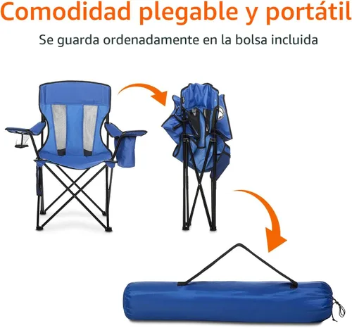 Vista 9 de Amazon Basics Silla de camping