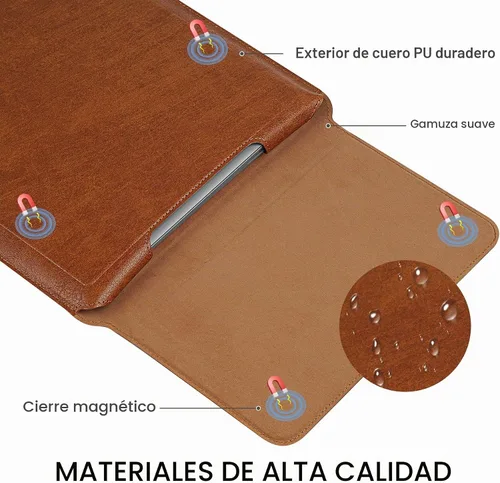 Vista 3 de HoYiXi Funda para laptop de 13.3 pulgadas con soporte, compatible con MacBook Neo 2026/MacBook Air/Pro 13 (M4/M3/M2/M1 2020-2025), Surface Pro 8