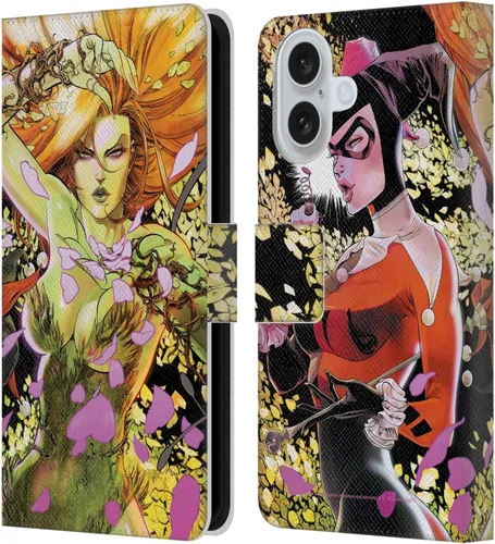 Vista 26 de Head Case Designs Officially Licensed Batman DC Comics Batman #609 Hush Gotham City Sirens Leather Wallet Case Compatible with Apple iPhone 7/8 / SE