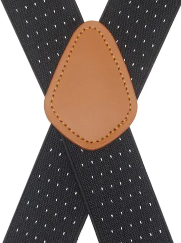 Vista 2 de Tirantes para hombre 4 ganchos giratorios fuertes tirantes ajustables elástico cómodo correa resistente estilo X Gratis
