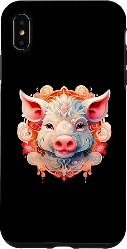 Vista 7 de Funda para iPhone 15 Año Nuevo Chino 2031 Año del Cerdo
