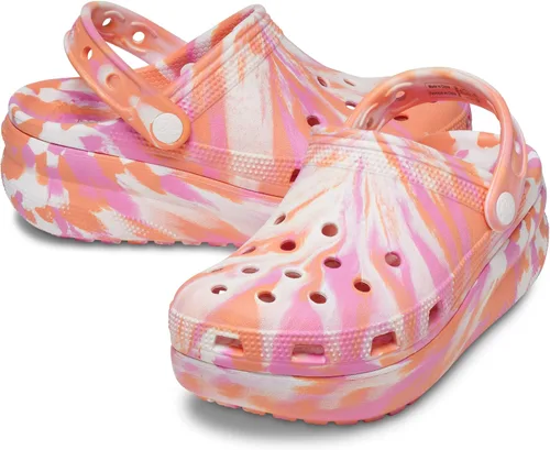 Vista 6 de Crocs Zuecos clásicos con plataforma Cutie unisex para niños