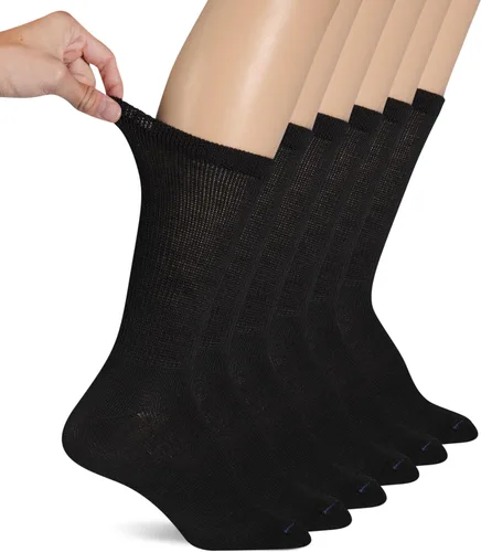 Vista 20 de Dr. Scholl's Calcetines circuladores y diabetes para mujer – Paquetes de 4, 6 y 12 pares – Control de la humedad no vinculante