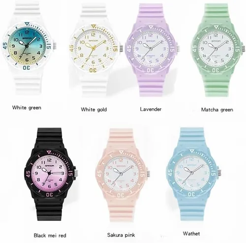 Vista 7 de Reloj deportivo impermeable para mujer, simple, minimalista, analógico, casual, para mujeres, niñas, estudiantes, relojes de moda, gelatina