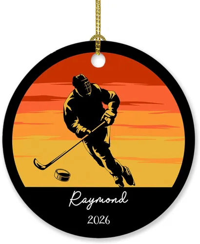 Vista 29 de Adorno personalizado de tiro con arco de Navidad 2025, adorno de Navidad con arco y flecha, regalo con nombre de arquero, año, adorno de jugador