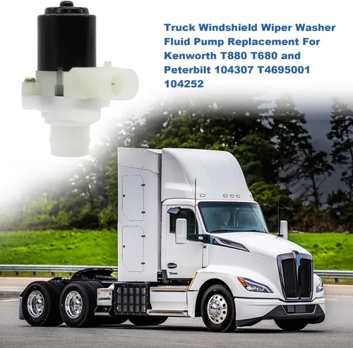 Vista 7 de 104307 T4695001 104252 Reemplazo de la bomba de líquido para limpiaparabrisas de camión Kenworth T880 T680 y Peterbilt 320 330 335 340 357 362 365