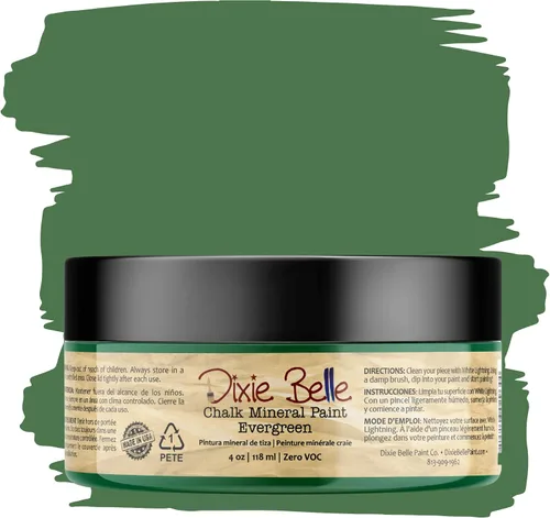 Vista 146 de Pintura para muebles con acabado de tiza Dixie Belle Paint Company - Amatista (4oz) - Pintura mineral de tiza chic púrpura profundo mate