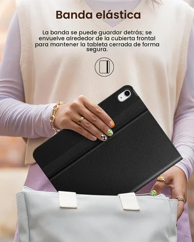 Vista 7 de Fintie Funda tipo libro para iPad Air de 11 pulgadas y iPad Air de 5ª/4ª Negro