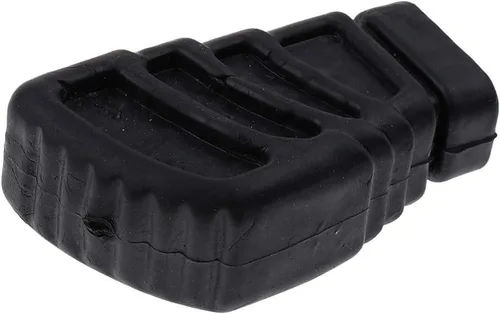 Vista 2 de 3 pies de goma de repuesto para soportes de platillos de hardware de tambor con soporte único, negro, grande