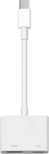 Vista 10 de Adaptador Lightning a HDMI para iPhone, [certificado Apple MFi] Dongle digital AV, cable de pantalla de sincronización 1080P con puerto de carga