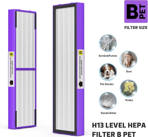 Vista 6 de FLT4850PT Filtro B Fresh Pet Reemplazo compatible con los modelos Guardian AC4850, AC4825, AC4870, CDAP4500, AC4900, AC4300, AP2200, FLT4850PT