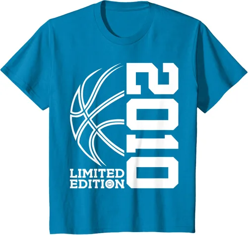 Vista 87 de Camiseta de baloncesto de 13 cumpleaños edición limitada 2010, Negro