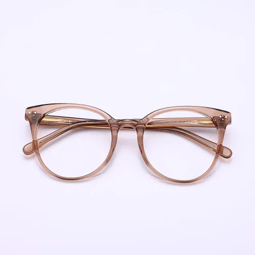 Vista 2 de Firmoo Blue Light Blocking Glasses for Women/Men, Round Fashion Retro Computer Anti Glare Anti Eyestrain Eyeglasses