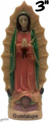 Vista 2 de Alliance Juego de 12 figuras de Nuestra Señora de Guadalupe de 3 pulgadas