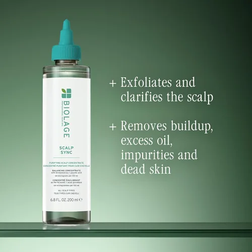 Vista 3 de Biolage Scalp Sync - Concentrado purificador - Tratamiento exfoliante y aclarador del cuero cabelludo seco, refrescante y revitalizante, mezcla
