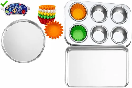 Vista 11 de Juego de Moldes de Lujo Compatible con Easy Bake Ultimate Oven Incluye 60 Forros para Cupcakes QUE SÍ SE AJUSTARÁN, A DIFERENCIA DE OTROS
