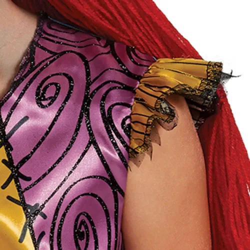 Vista 4 de Disney Sally Nightmare Before Christmas - Disfraz de lujo para niñas