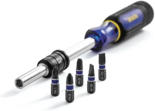 Vista 2 de IRWIN Tools, destornillador para tuercas con herramienta 6 en 1, MM (1948777)