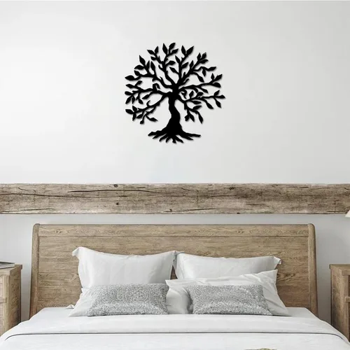Vista 5 de Solucky Decoración de pared de árbol de la vida de metal, decoración de arte en metal, arte de pared del árbol de la vida, decoración de pared