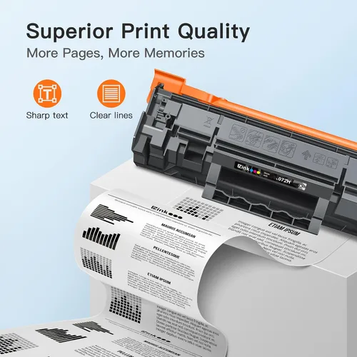 Vista 3 de E-Z Ink 072H - Cartucho de tóner compatible con Canon 072 072H CRG072H CRG072 Cartucho de tóner negro de alto rendimiento para impresora Canon