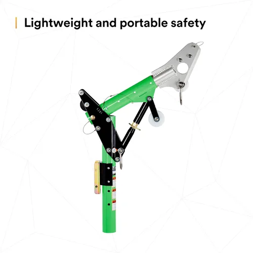 Vista 4 de 3M DBI-SALA Advanced 8518001 Davit Componente, 11-1/2" "-27-1/2" Desplazamiento Ajustable Mástil de Davit Superior Con 33" "- 43" Altura del Punto