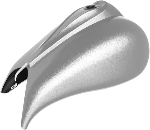 Vista 57 de Cubiertas de tanque estiradas con consola de tablero y tapa de tanque de combustible, cubiertas de combustible de galón para Harley Touring Whisky