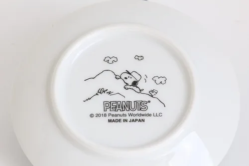 Vista 2 de Australia Canada Snoopy Mini Plato, Juego de 2
