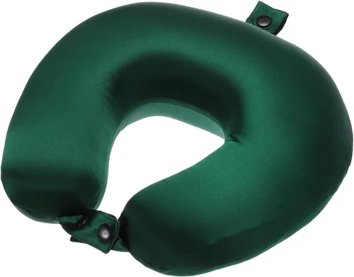 Vista 14 de PATIKIL Almohada de viaje de seda para avión, funda de seda real de 22 Momme, almohada de viaje para el cuello, almohada para dormir, almohada