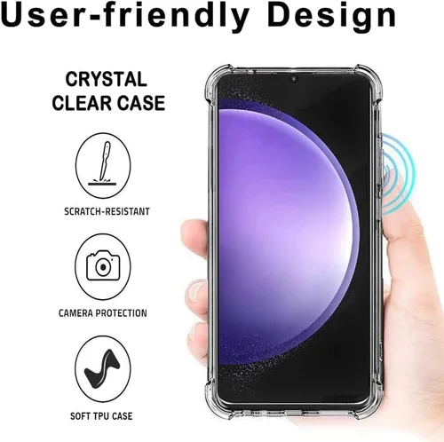 Vista 3 de Funda transparente compatible con Samsung Galaxy S23 FE 5G