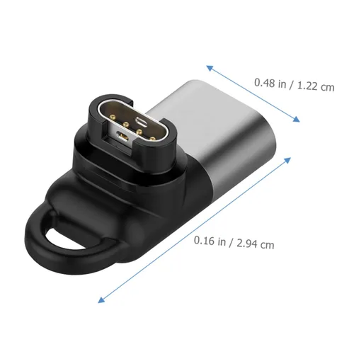Vista 8 de MERRYHAPY Conector de carga ligera del conector del cargador del reloj del convertidor del reloj