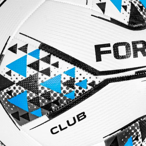 Vista 4 de FORZA Match Club - Pelotas de fútbol, tamaños de pelota: 3, 4 y 5, varios tamaños (paquete de 3, blanco y azul, talla 4)